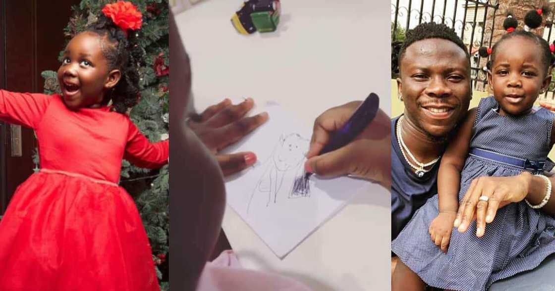 Stonebwoy’s Daughter Jidula Draws herself Stonebwoy’s Daughter Jidula Draws herself