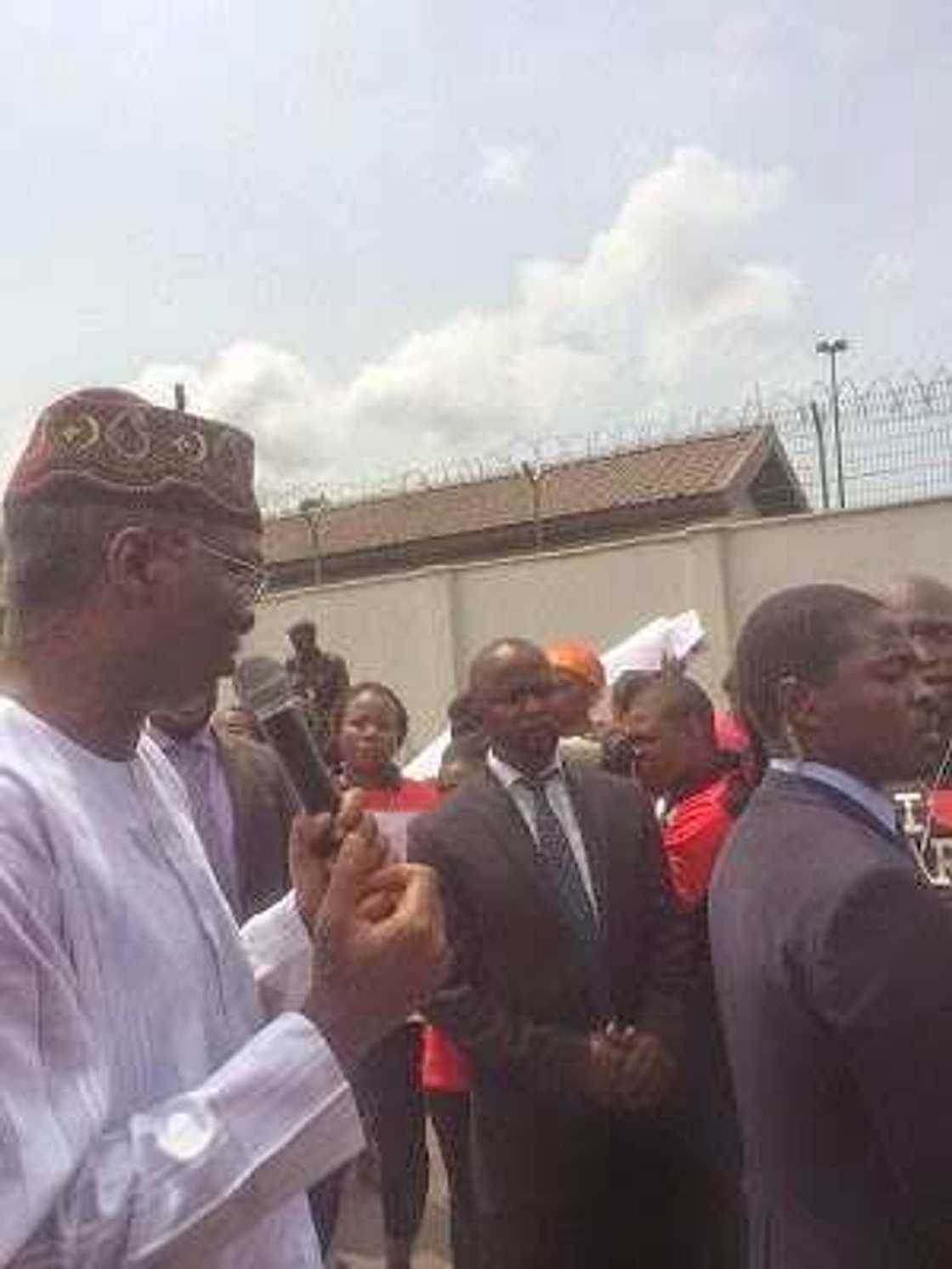 ABDUCTED GIRLS: Tonto Dikeh, Tiwa Savage, Toke Makinwa Protest In Lagos 
