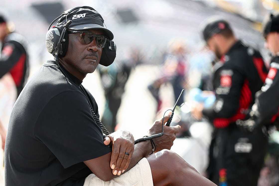 Michael Jordan, NBA Hall of Famer at Darlington Raceway