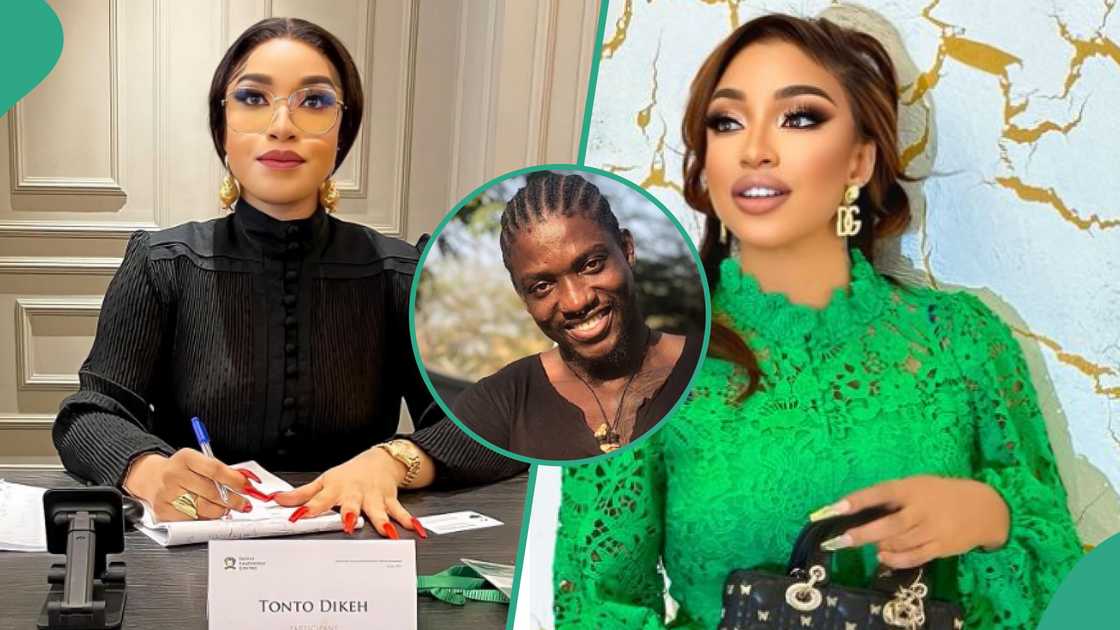 Tonto Dikeh breaks silence after fight with car dealer over N2m debt. Tonto Dikeh breaks silence after fight with car dealer over N2m debt.