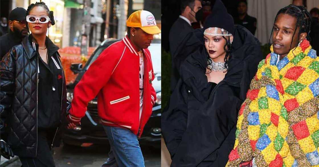 Rihanna was rumoured to be pregnant for ASAP Rocky.