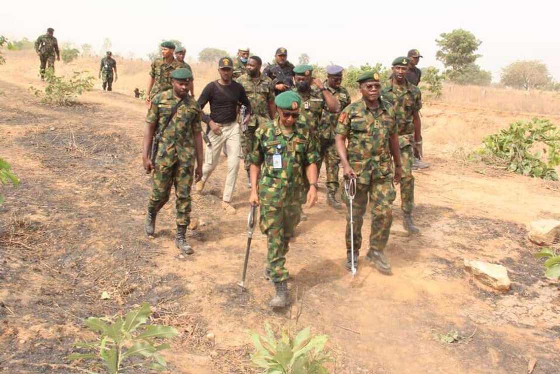 Farouk Yahaya at scene of Monday train attack