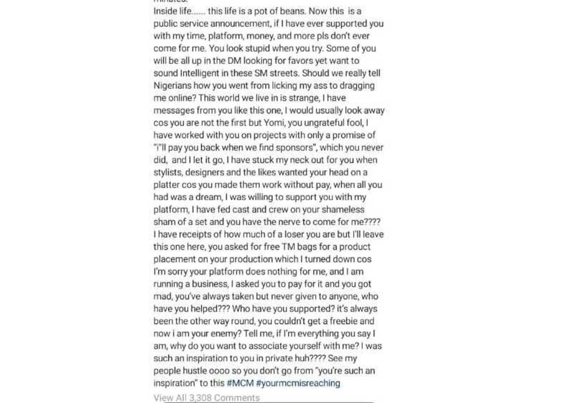 Toke Makinwa drags Yomi Black after he dared her to explain how she affords her lifestyle Toke Makinwa drags Yomi Black after he dared her to explain how she affords her lifestyle