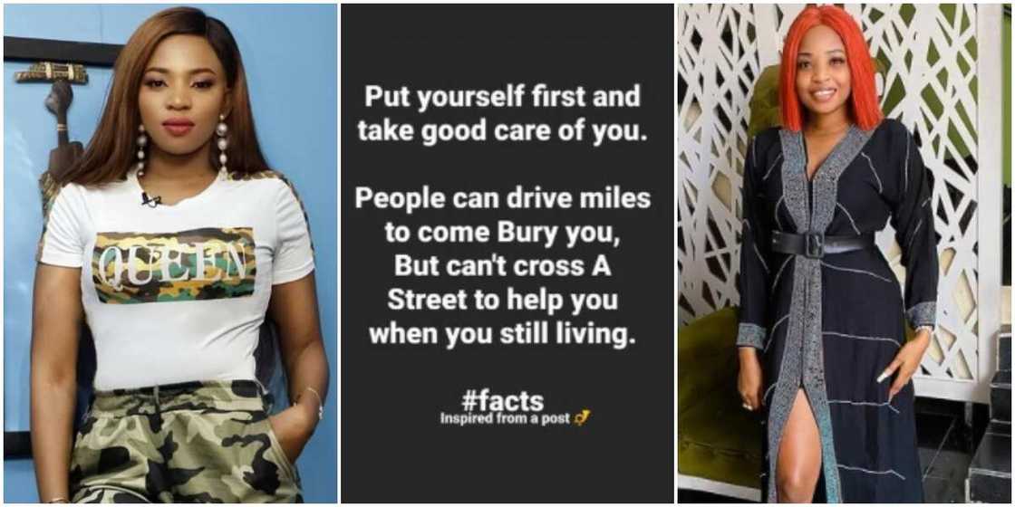 Photos of Cindy Okafor and a screenshot of her post. Photos of Cindy Okafor and a screenshot of her post.