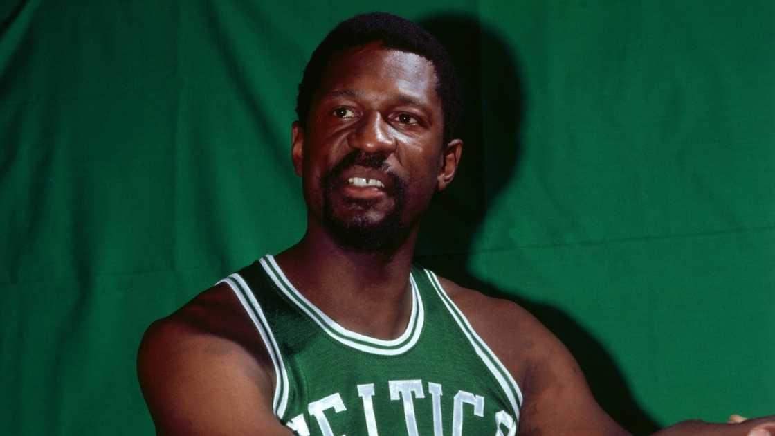 Bill Russell of the Boston Celtics poses for a portrait