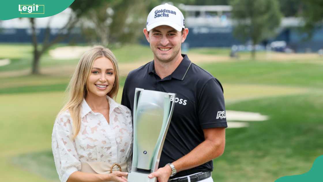 Patrick Cantlay and his wife, Nikki Guidish, at Wilmington Country Club Patrick Cantlay and his wife, Nikki Guidish, at Wilmington Country Club