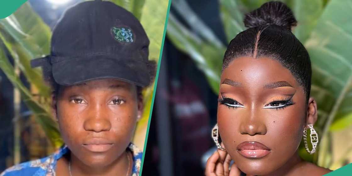 Lady's makeup transformation stuns netizens Lady's makeup transformation stuns netizens