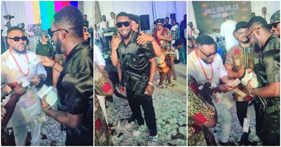 Nosa Rex's father's burial, AY Makun Nosa Rex's father's burial, AY Makun