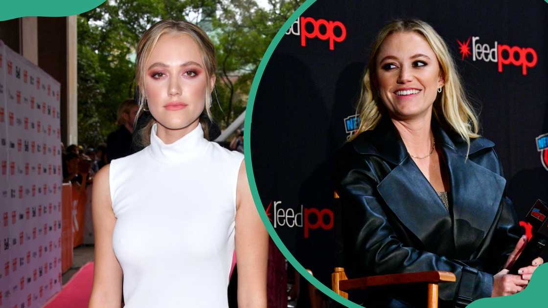 Maika Monroe at Ryerson Theatre in Toronto, Canada (L). Maika Monroe at New York Comic Con in New York City (R) Maika Monroe at Ryerson Theatre in Toronto, Canada (L). Maika Monroe at New York Comic Con in New York City (R)