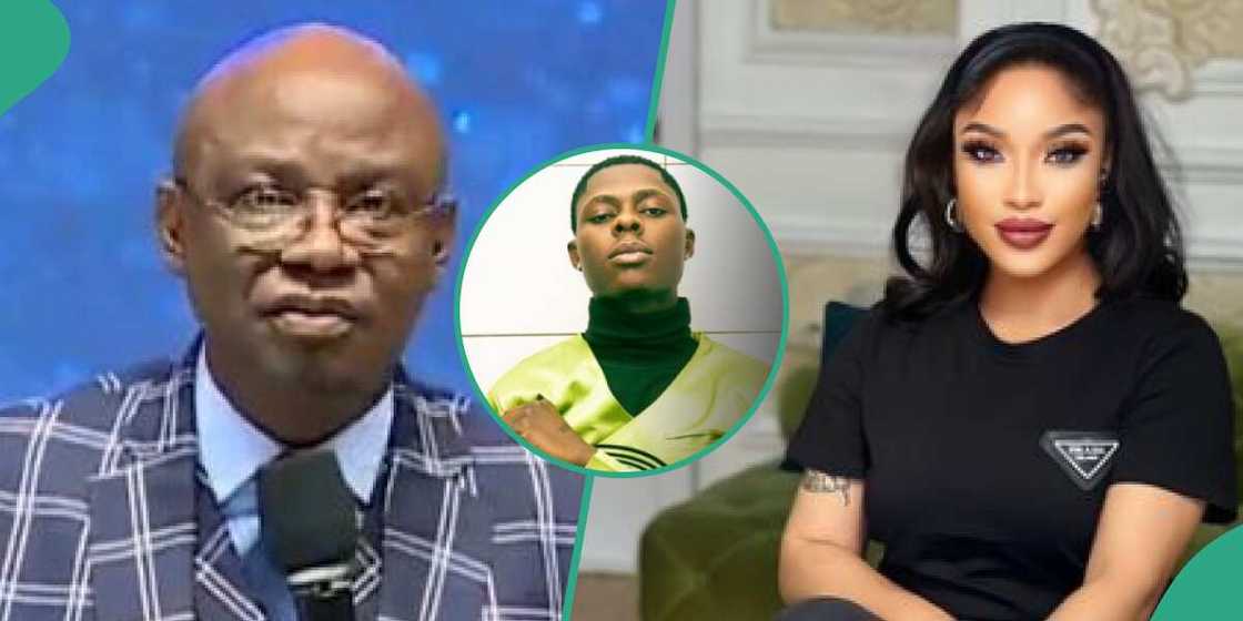 Late Mohbad with Pastor Tunde Bakare and Tonto Dikeh Late Mohbad with Pastor Tunde Bakare and Tonto Dikeh