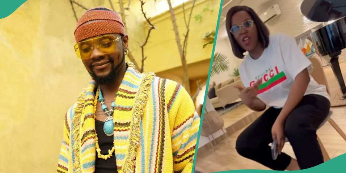 Kizz Daniel gushes over mystery lady.