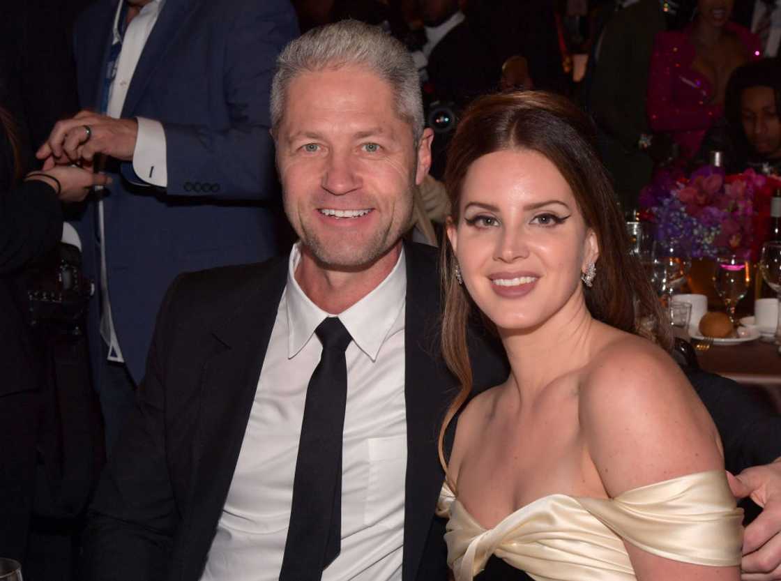 Sean 'Sticks' Larkin and Lana Del Rey on 25 January 2020 in Beverly Hills, California.
