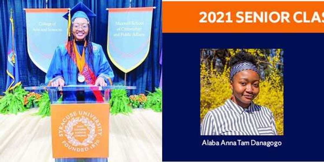 20-Year-Old Nigerian Lady Emerges 2021 overall best Student at US University with 3.97 CGPA 20-Year-Old Nigerian Lady Emerges 2021 overall best Student at US University with 3.97 CGPA