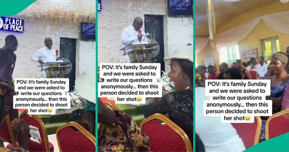Pastor reads letter of lady professing love for male church member Pastor reads letter of lady professing love for male church member