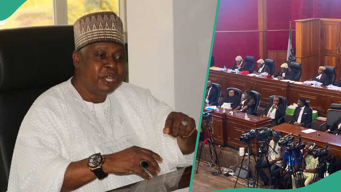 The former Minister of Special Duties and Inter-Governmental Affairs, Kabiru Tanimu Turaki (SAN), has been arraigned before a Magistrate’s Court sitting in Abuja on allegations bordering on false marriage and adultery, among others. The former Minister of Special Duties and Inter-Governmental Affairs, Kabiru Tanimu Turaki (SAN), has been arraigned before a Magistrate’s Court sitting in Abuja on allegations bordering on false marriage and adultery, among others.