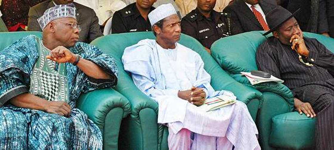 Umaru Yaradua da Shugaban kasa Obasanjo