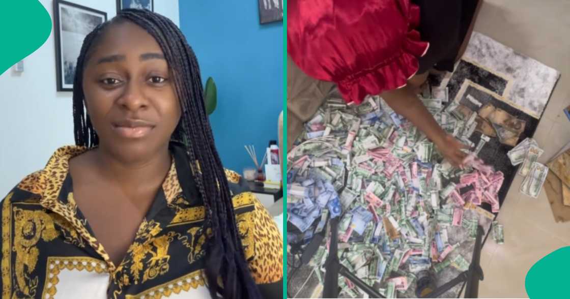 Content creator Marahchi flaunts dollars and naira notes she saved in piggy bank to buy iPhone 16 Pro Max Content creator Marahchi flaunts dollars and naira notes she saved in piggy bank to buy iPhone 16 Pro Max