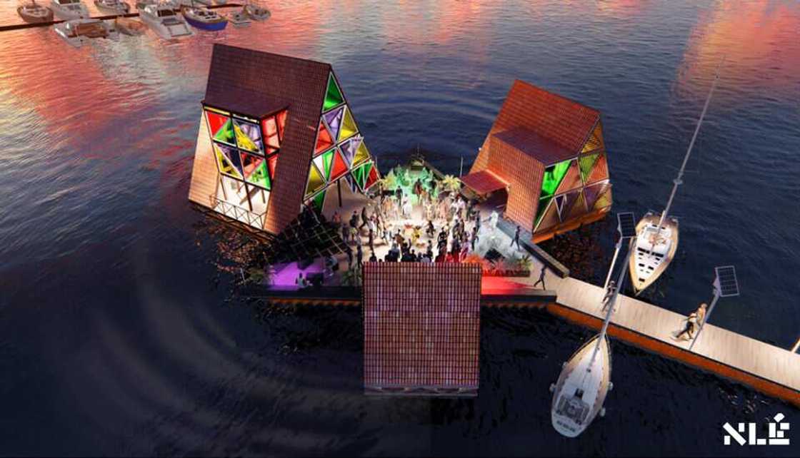 MFS IV: Nigerian architect Kunle Adeyemi constructs floating buildings on water MFS IV: Nigerian architect Kunle Adeyemi constructs floating buildings on water