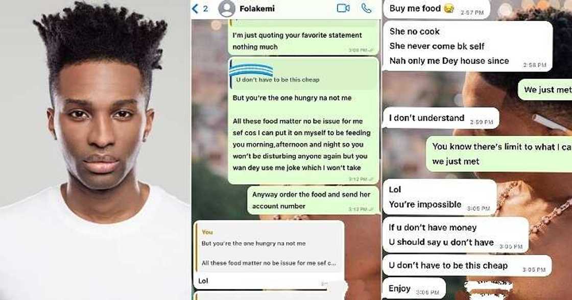 Man leaks chat with lady who refused to come over to his house Man leaks chat with lady who refused to come over to his house
