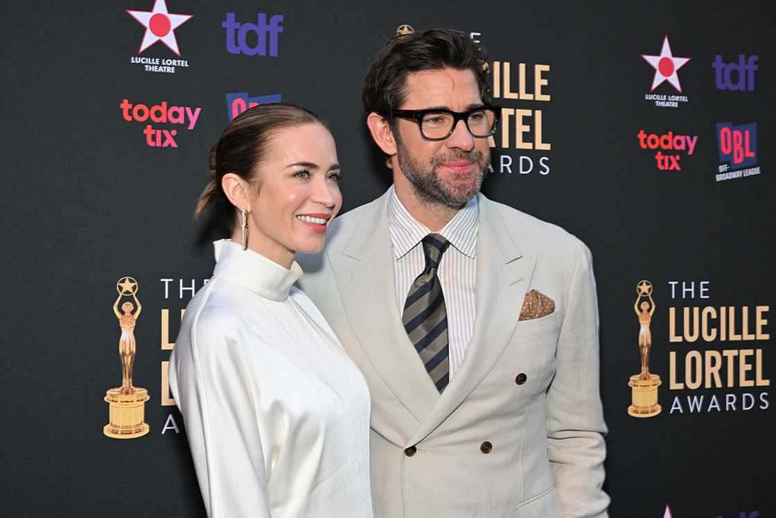 Emily Blunt and John Krasinski at NYU Skirball Centre