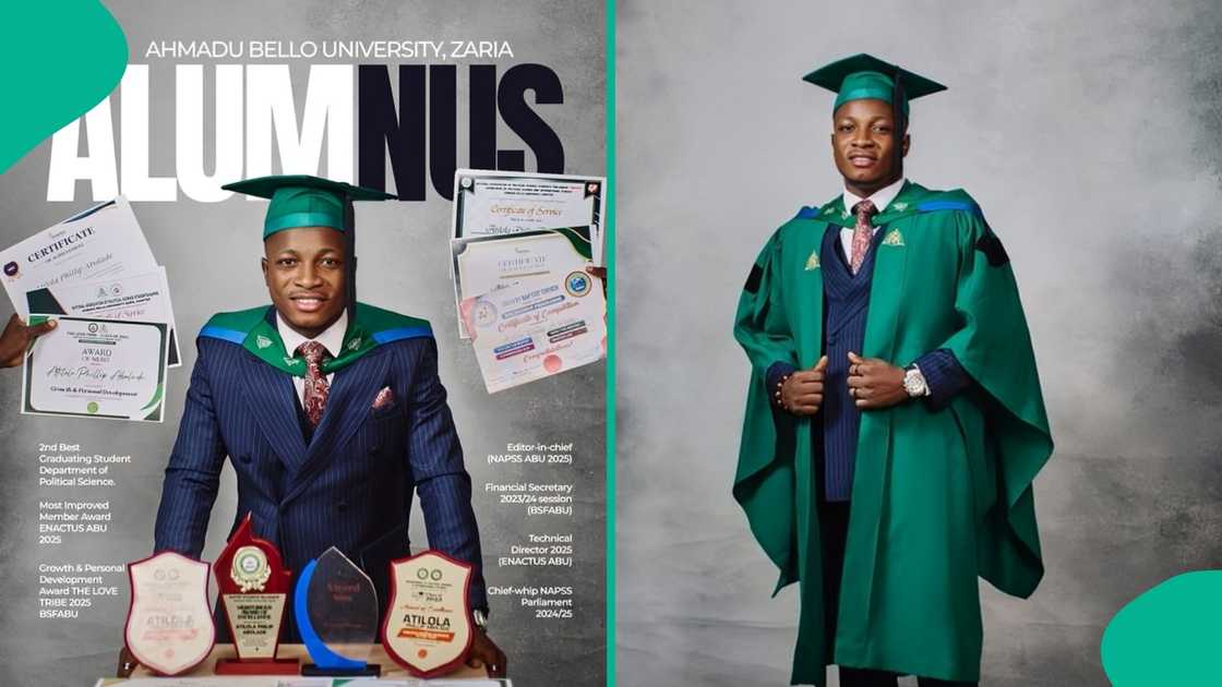 Ahmadu Bello University graduate who lost his mother bags degree with multiple awards Ahmadu Bello University graduate who lost his mother bags degree with multiple awards