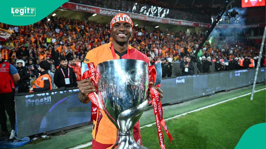 Victor Osimhen, Galatasaray, Trabzonspor, Gaziantep Metropolitan Stadium, Gaziantep, Turkiye, Ziraat Turkish Cup. Victor Osimhen, Galatasaray, Trabzonspor, Gaziantep Metropolitan Stadium, Gaziantep, Turkiye, Ziraat Turkish Cup.