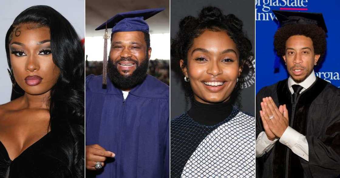 Yara Shahidi, Anthony Anderson, Ludacris & Megan Thee Stallion Bag Degrees, Secure Their Futures Yara Shahidi, Anthony Anderson, Ludacris & Megan Thee Stallion Bag Degrees, Secure Their Futures
