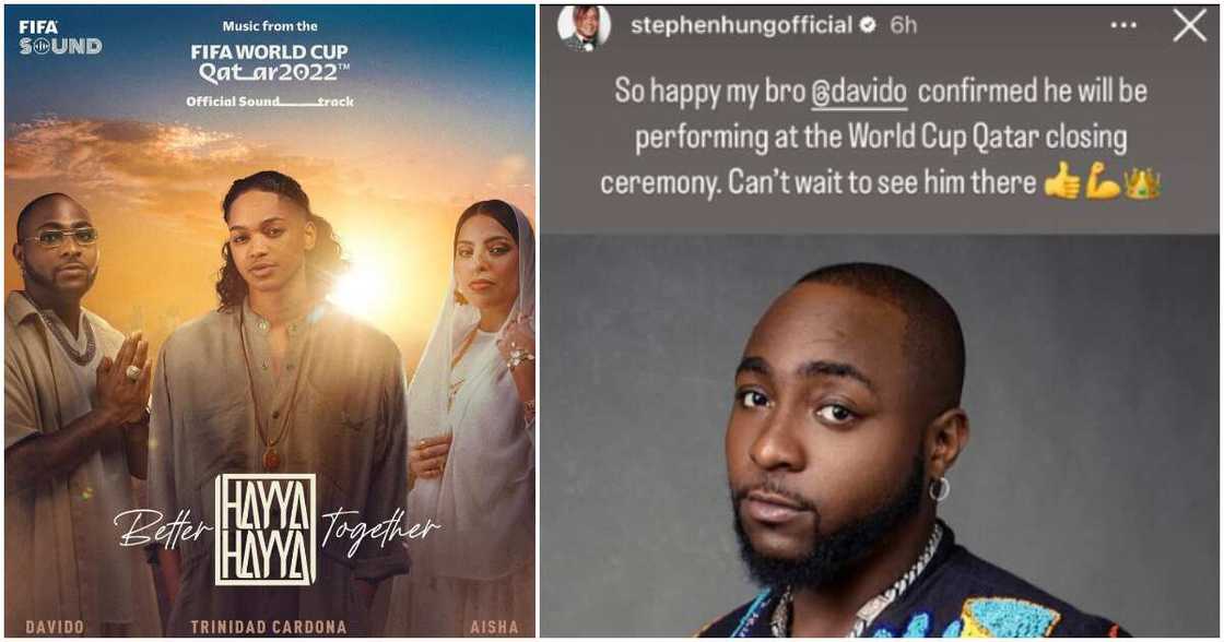 Davido to perform at Qatar World Cup closing ceremony.