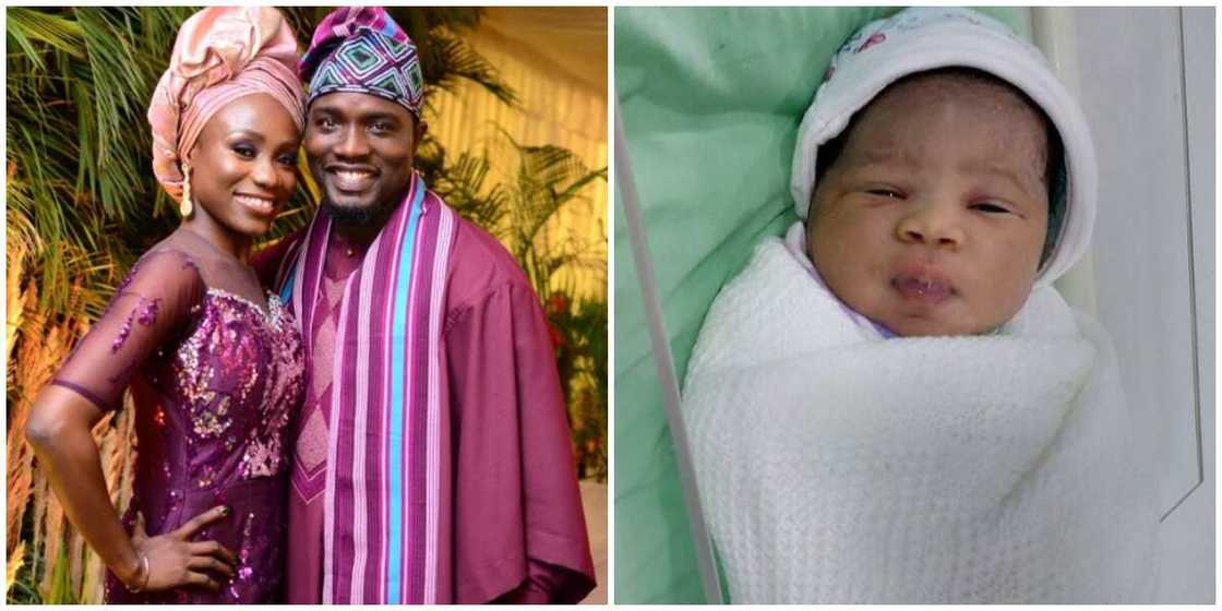 It's a girl! Nollywood actor Seun Ajayi welcomes 2nd child with wife