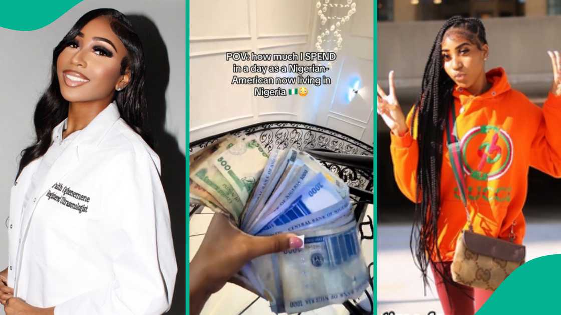 Nigerian-American shows how much she spent in Nigeria in one day