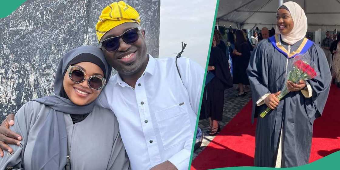 Mercy Aigbe celebrates in-law as she graduates. Mercy Aigbe celebrates in-law as she graduates.