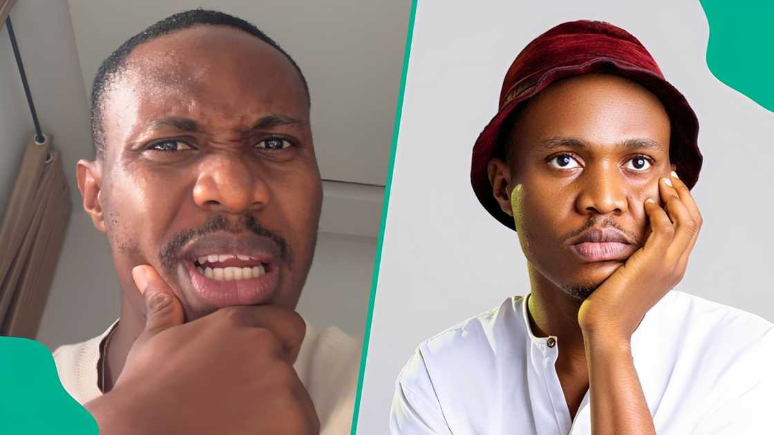 Mazi Okeke laments after fiancée he sponsored through school broke his heart. Mazi Okeke laments after fiancée he sponsored through school broke his heart.