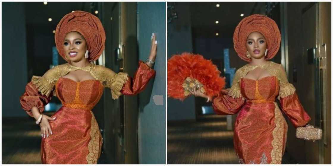 Photo of a Nigerian bride. Photo of a Nigerian bride.