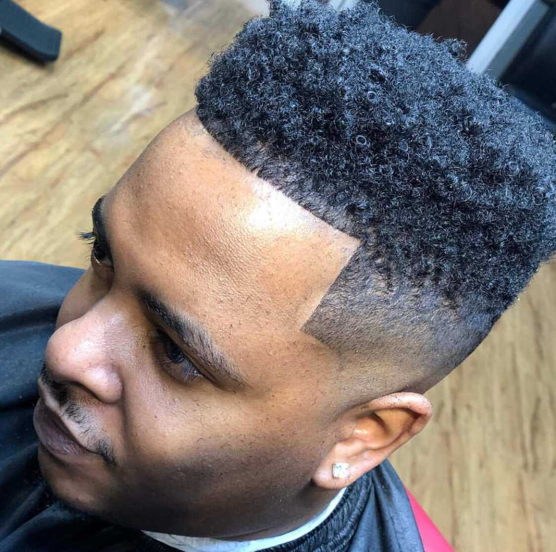 Caesar haircut black Caesar haircut black