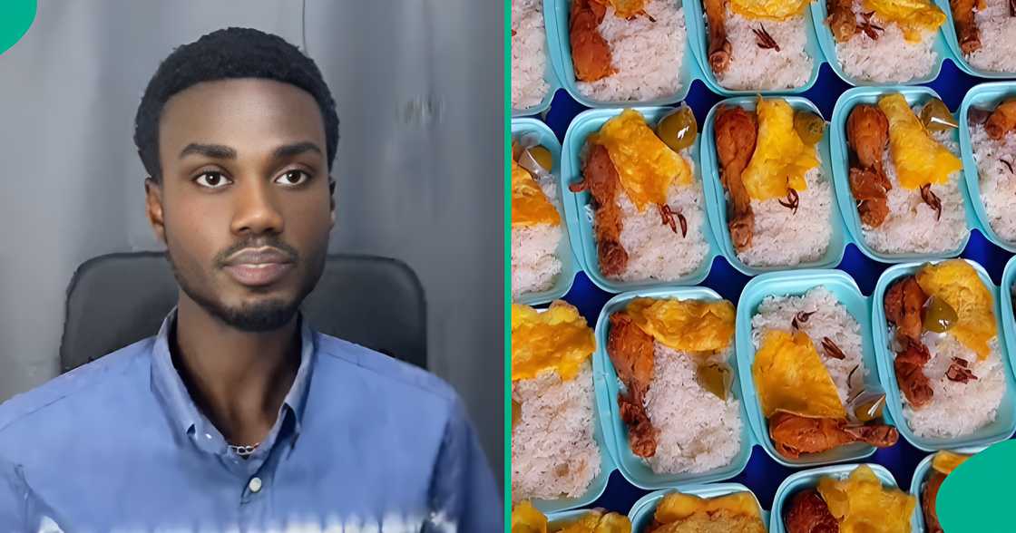 A male university student celebrates in a viral TikTok video after selling over 150 packs of food on campus A male university student celebrates in a viral TikTok video after selling over 150 packs of food on campus