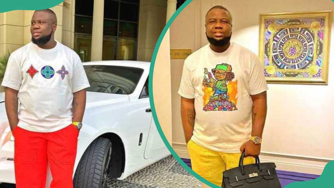 Hushpuppi and one of his cars