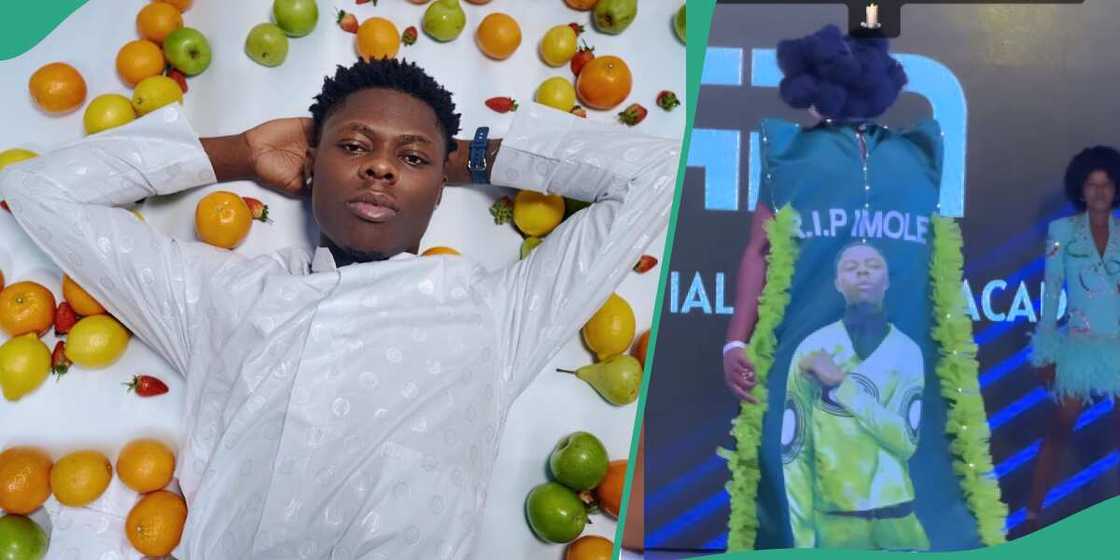 Designer honours Mohbad's memory with outfit on runway. Designer honours Mohbad's memory with outfit on runway.