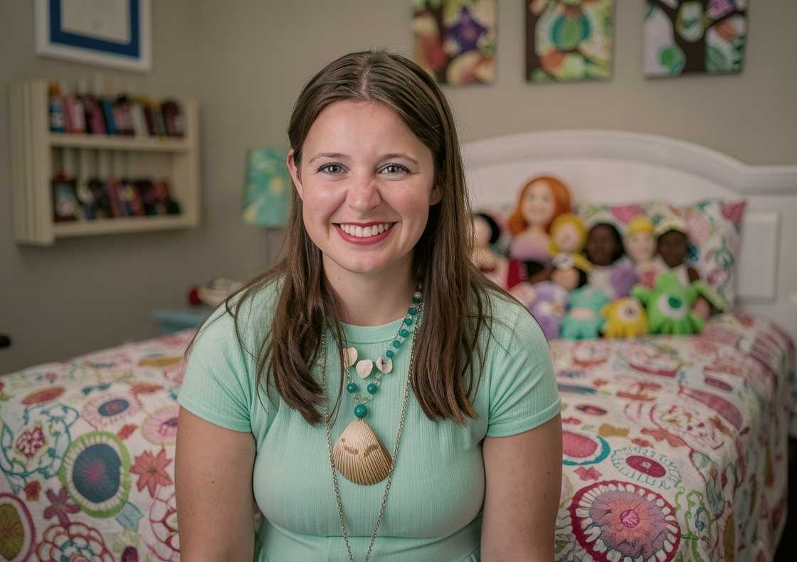 Madison Marilla poses sitting sueing an interview. Madison Marilla poses sitting sueing an interview.