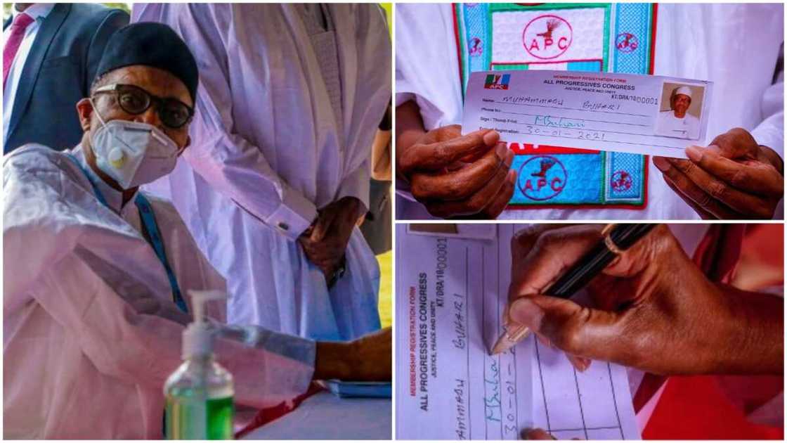Buhari revalidates his APC membership ahead of 2023 Buhari revalidates his APC membership ahead of 2023