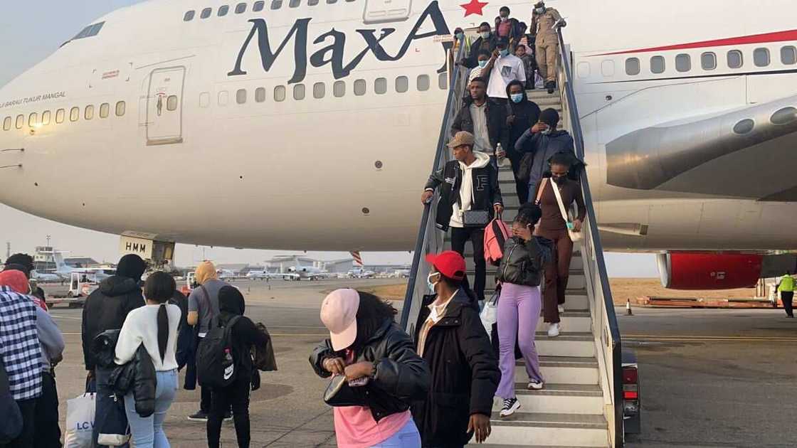 Nigerians returning from Ukraine