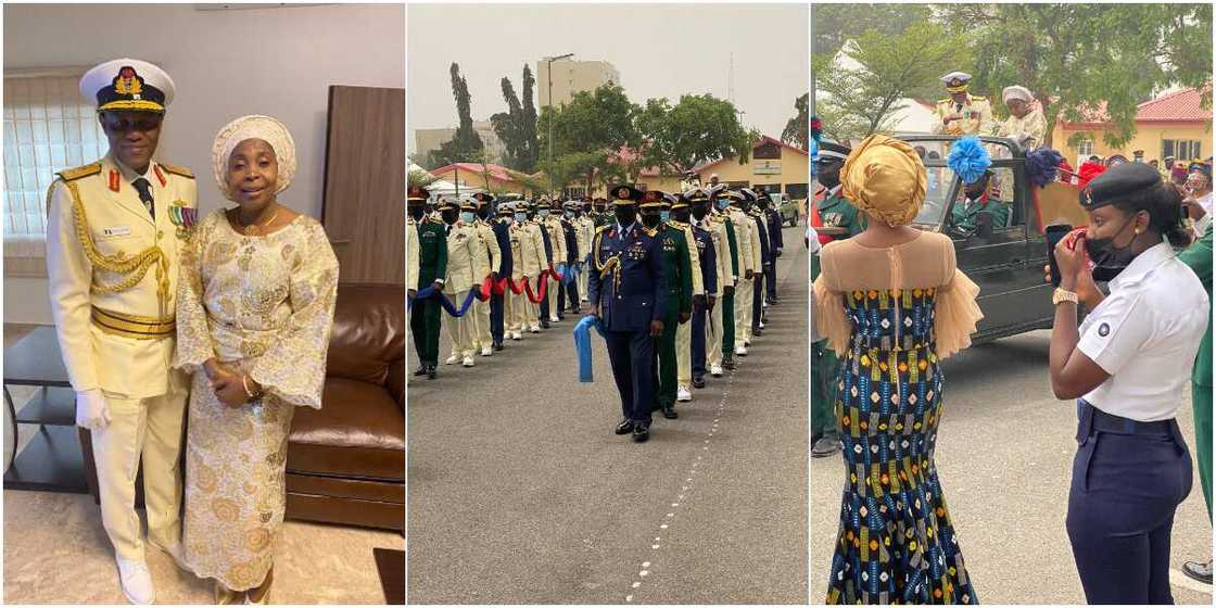 Nigerian Man Celebrates Dad's Retirement from the Armed Forces, Many Join in the Celebration