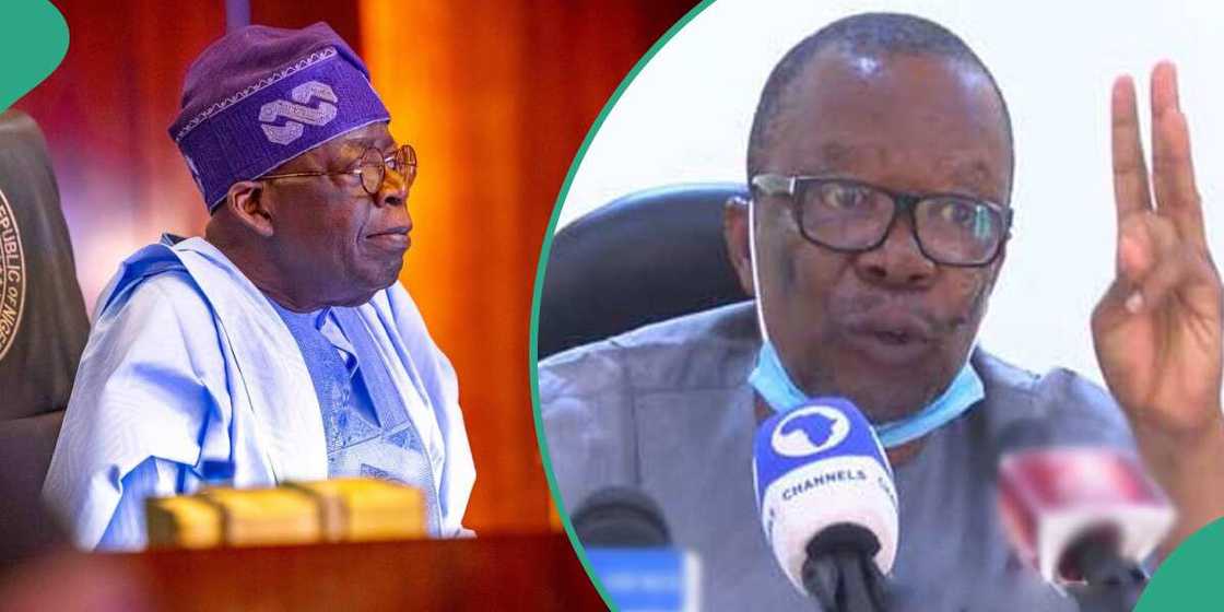 ASUU president and Tinubu ASUU president and Tinubu
