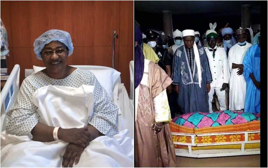 Idanu sun zubda hawaye, Jalingo ta cika tankam yayin da aka yi jana'izar Mama Taraba Idanu sun zubda hawaye, Jalingo ta cika tankam yayin da aka yi jana'izar Mama Taraba