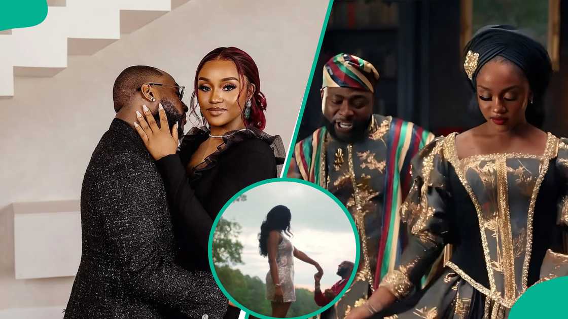 Davido proposes to wife for the second time in his music video. Already Falling, fans react Davido proposes to wife for the second time in his music video. Already Falling, fans react