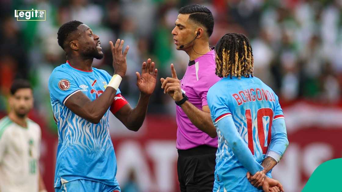 Chancel Mbemba, Théo Bongonda, 2025 Africa Cup of Nations, Algeria, DR Congo, Rabat, Morocco.