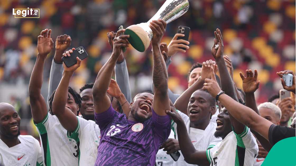 Super Eagles, Stanley Nwabali, Jamaica, G Tech Community, Brentford. Super Eagles, Stanley Nwabali, Jamaica, G Tech Community, Brentford.