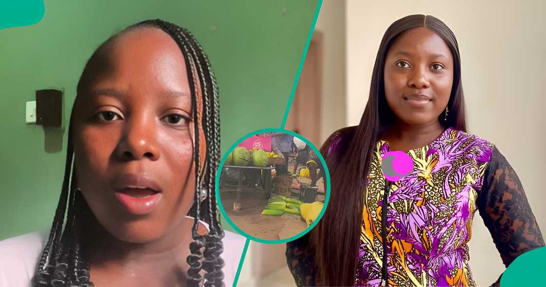 Nigerian cucumber seller washes produce with soap.