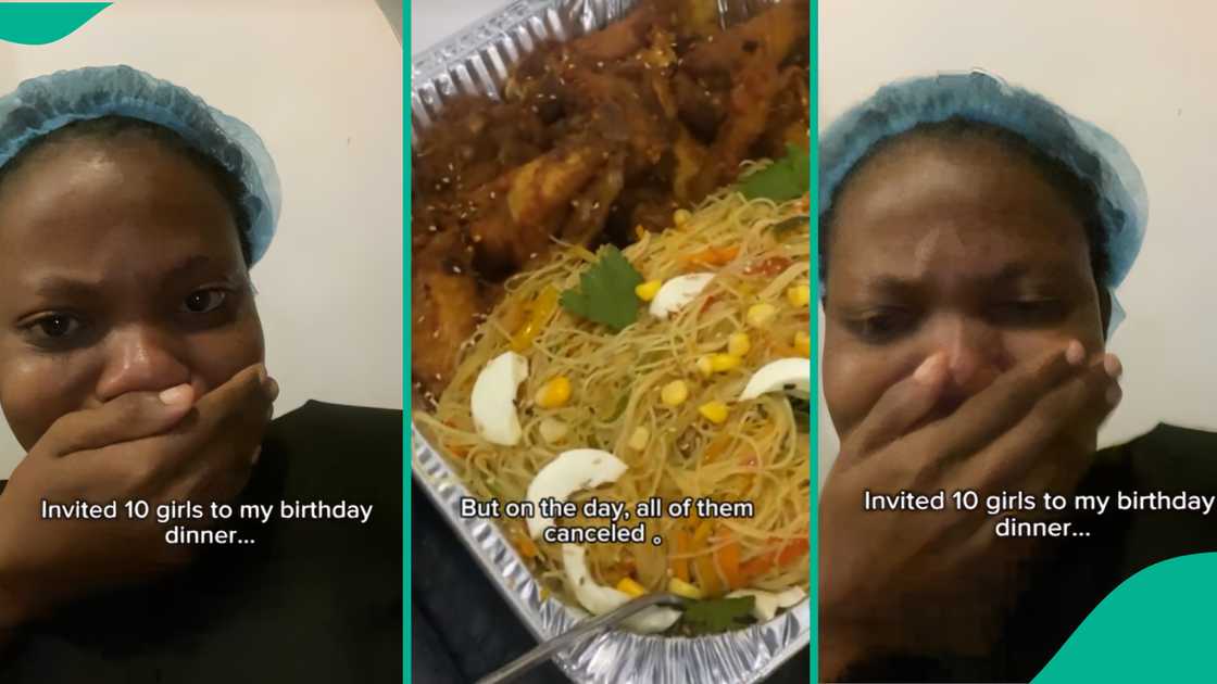 Chef cries after inviting 10 female friends for her birthday party but none showed up