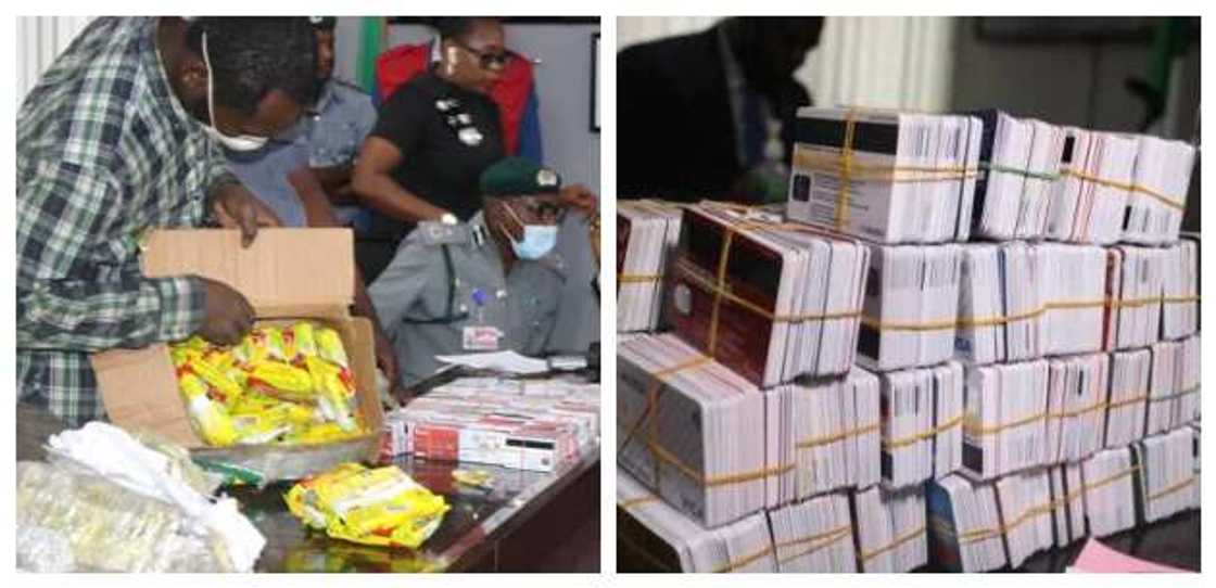 Customs nabs Dubai-bound passenger with 2,886 ATM cards at Lagos airport