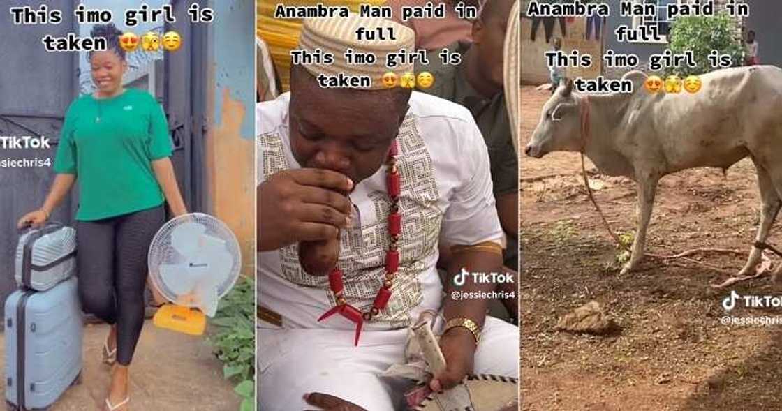 Lady marries her Anambra lover in a sweet video